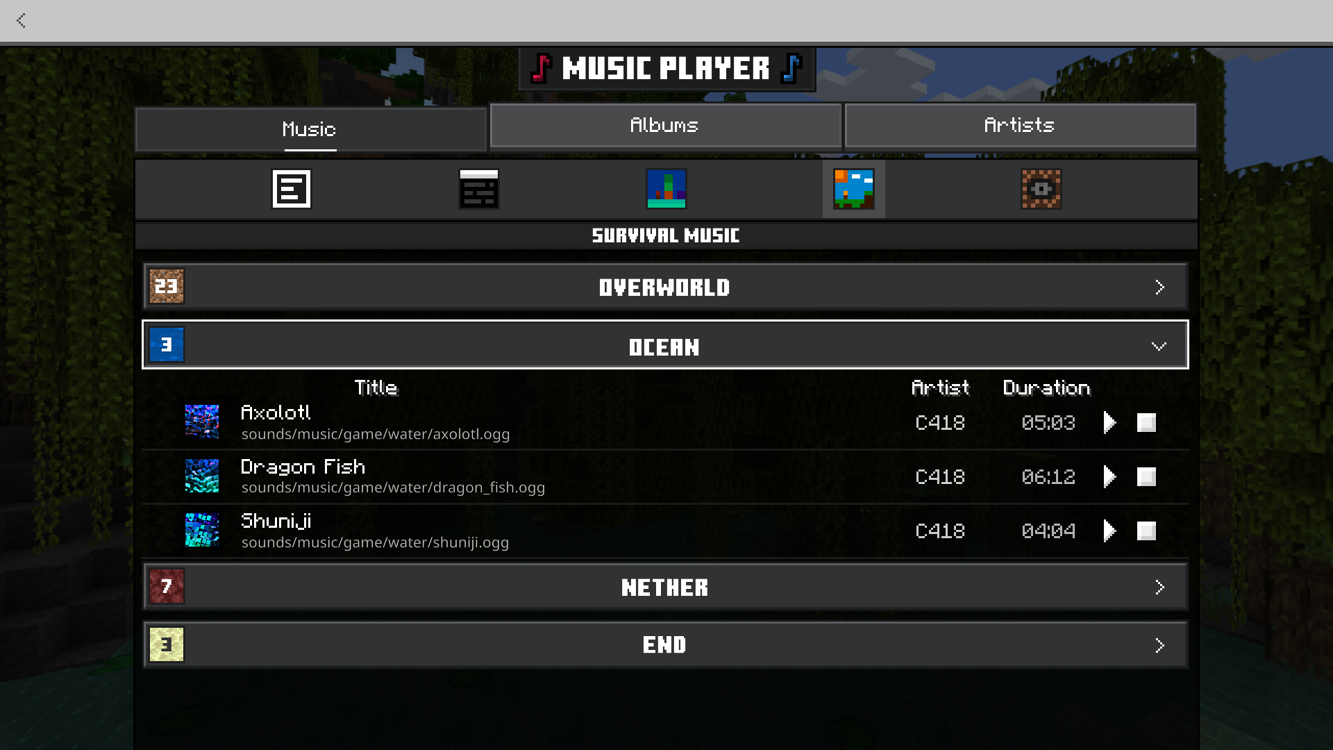 Music Player UI