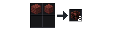 Planks and Weak Planks being combined in a crafting grid